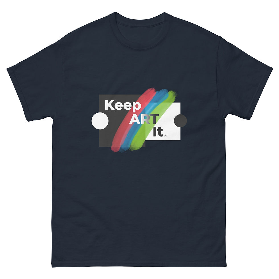 Thumbnail: Keep ART It Graphic Tee – Wear Your Creative Spirit
