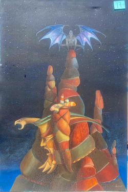 #17 60x90cm oil on canvas $600 USD