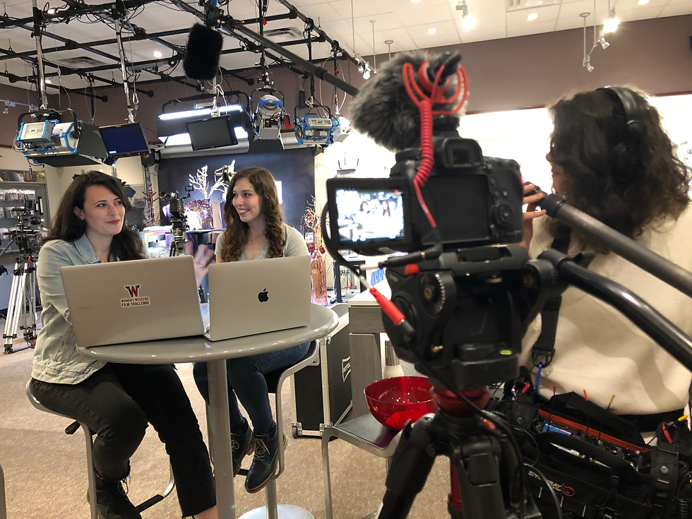 Tracy and Katrina kicking off the LA 2020 film challenge