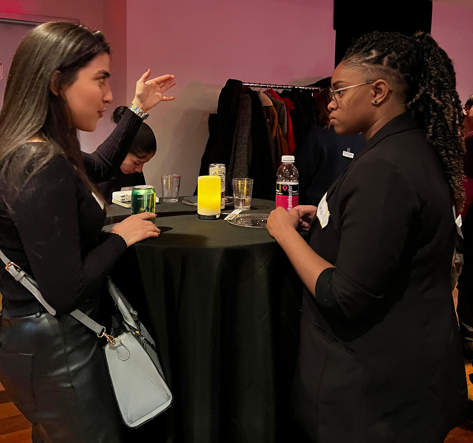 Guests at Moonshot Initiative's Galentine's Day networking event at Penthouse 45 in Manhattan