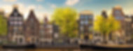 Background of a section on website that is for testimonials of clients who live in amsterd