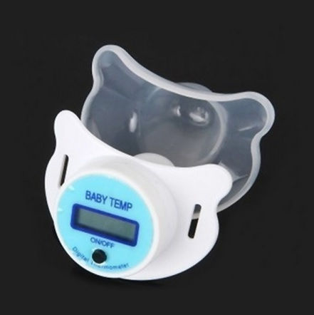 Miniatura: Chupete termómetro digital LCD para bebé