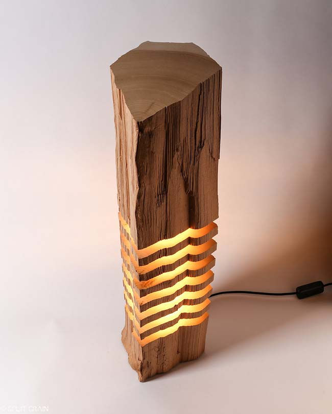 Luminária tronco.