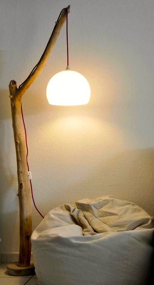 Luminária tronco.