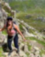 Hiking up Pen yr Ole Wen in Eryri (Snowdonia) National Park
