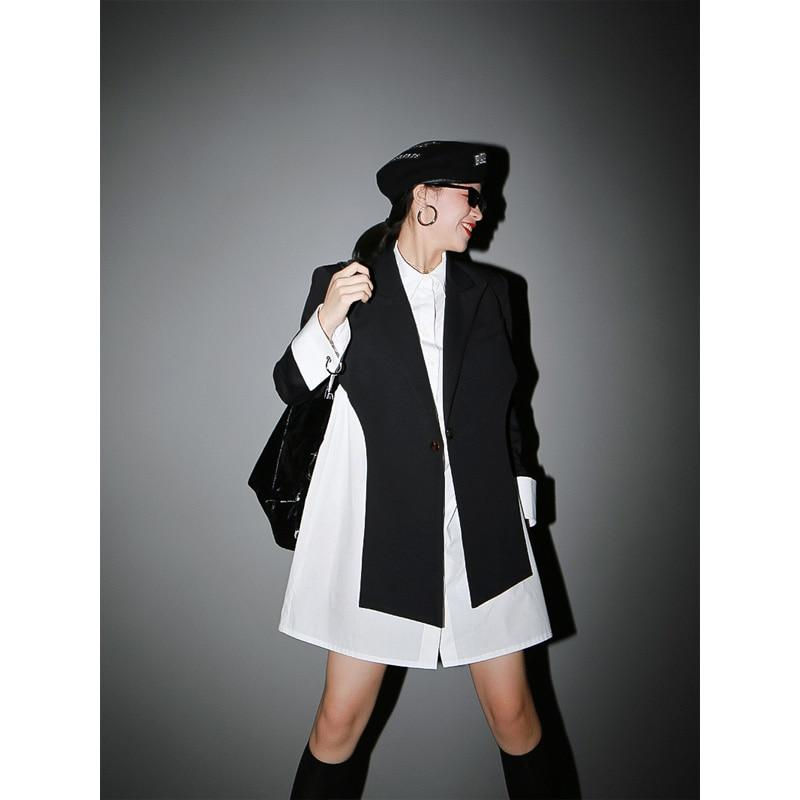 Thumbnail: Kaida Cross Split Long Sleeve Jacket