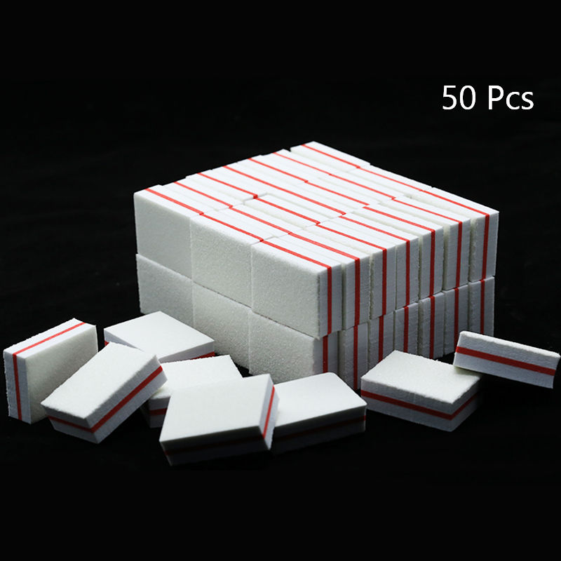 Thumbnail: Nail Art Buffer Grinder Buffing Block White Nail File For Pedicure Tips Manicure