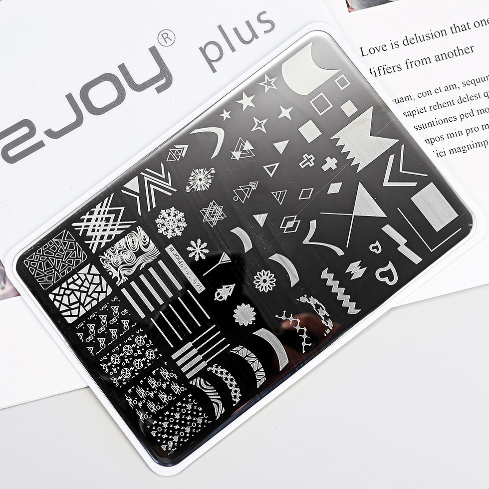 Thumbnail: 15*10cm Nail Art Templates Stamping Plate Wave Stripes Patterns Flower Animal St