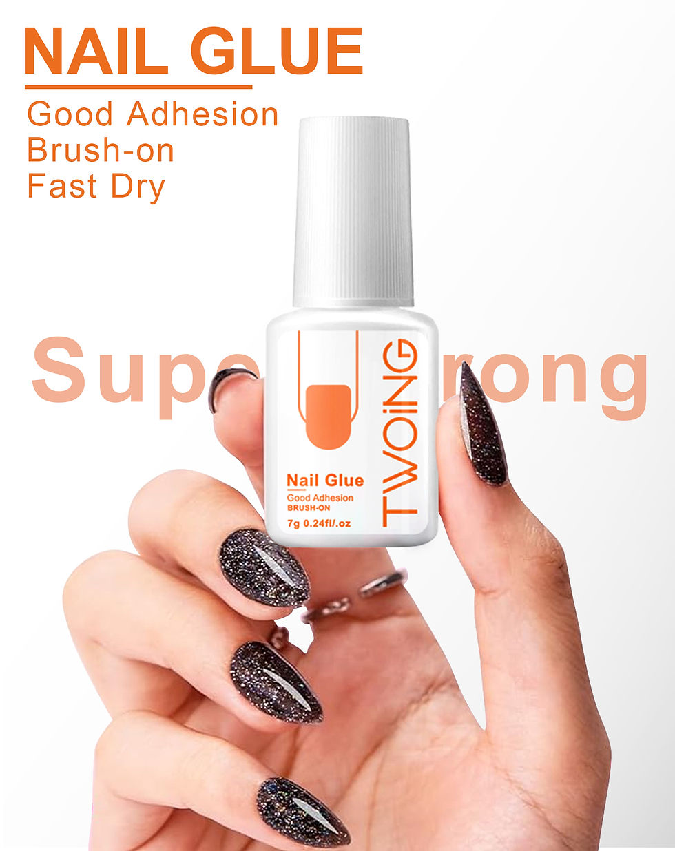 Thumbnail: 7g Super Strong Nail Glue For False Nail Tips, Acrylic Nails,Press On Nails,Fake