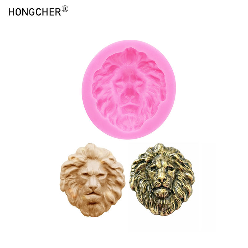 Lion Head Horse Head Resin Jewelry Accessories Drip Mold Mold DIY Handmade Choco
