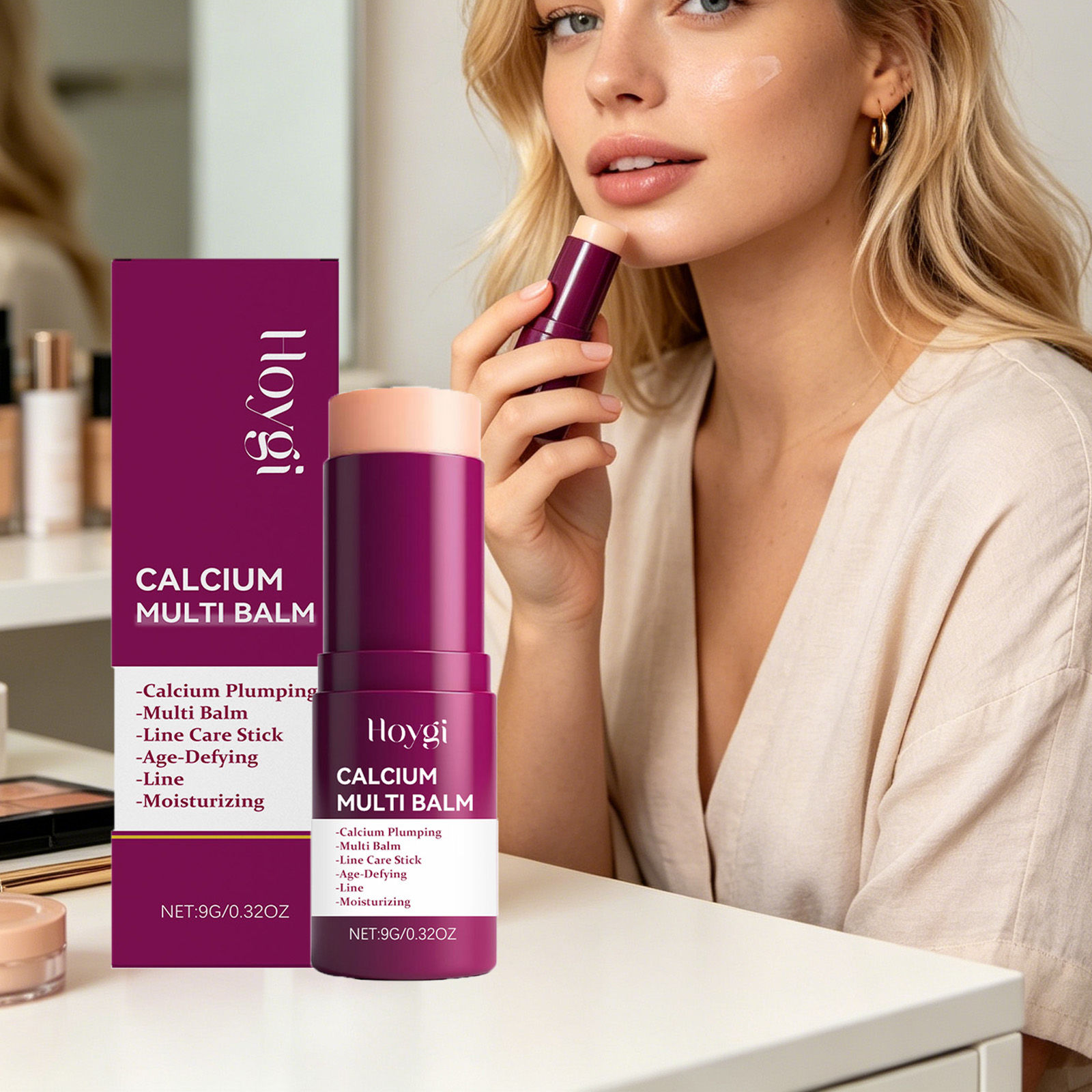 Calcium Volume Multi Balm Stick Deep Hydrating Firming Stick Anti-Wrinkle Skinca