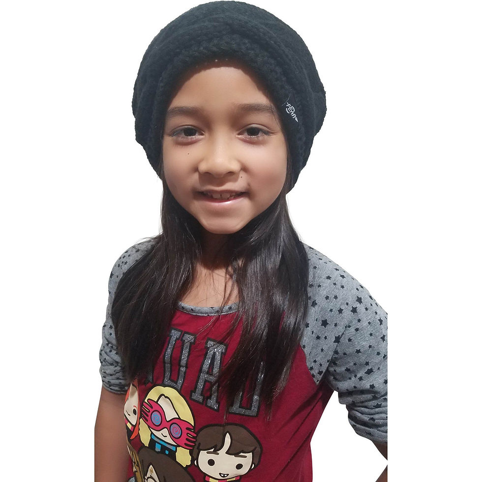 Thumbnail: Heavy Knit Cable Beanie Hat-Fleece Lined Slouch Baggie Winter Wide