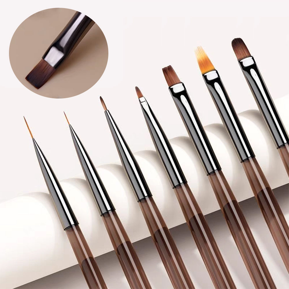 9pcs Perfessional Nail Art Brush Set Drawing Pen Painting Tool Nail Extension Ge