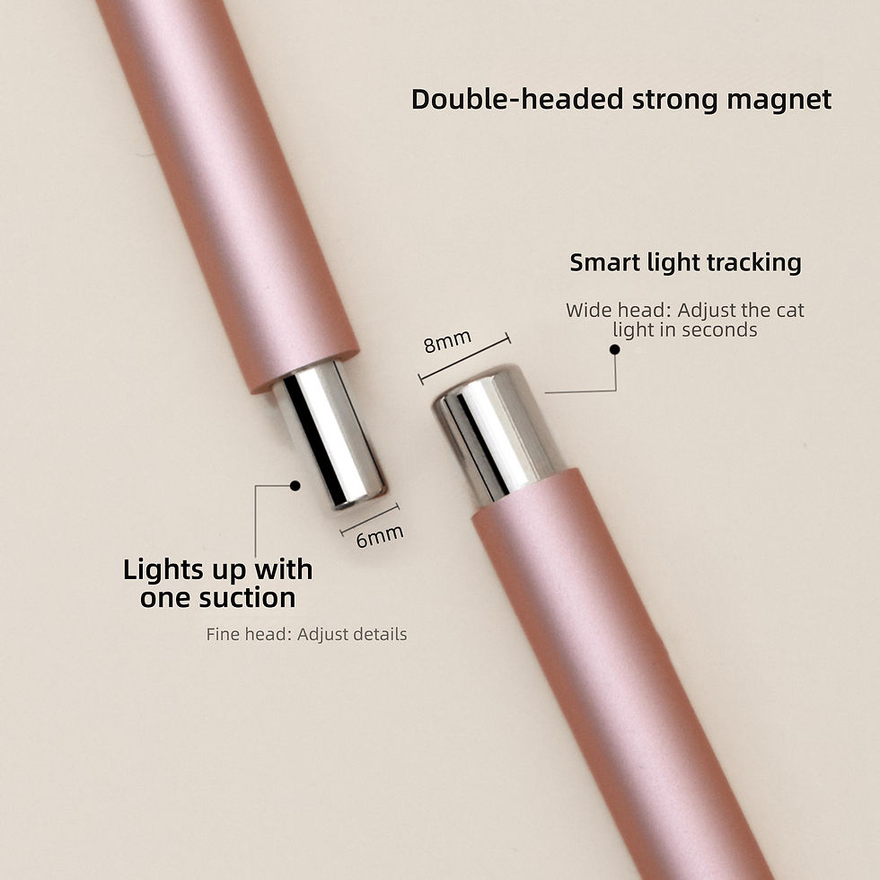 Thumbnail: 1pcs Little Wand Double Head Nail Magnetic Stick for Cat Eye Nail Gel Strong Mag