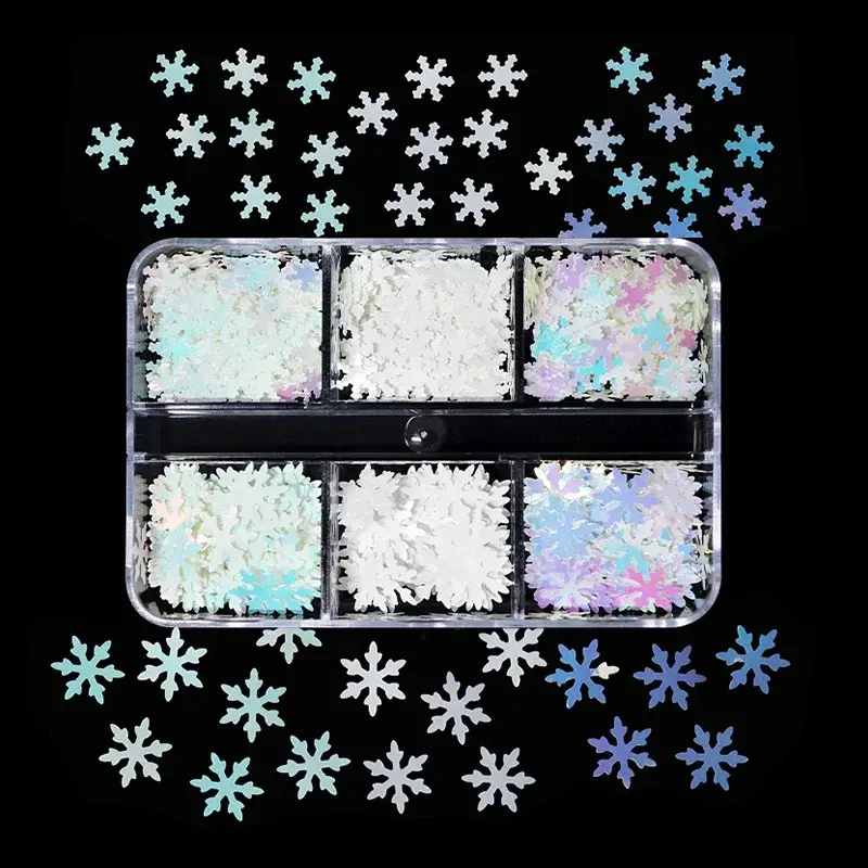 Thumbnail: Holographic Glitter English Alphabet Flakes Resin Silicone Mold Filler Laser Let