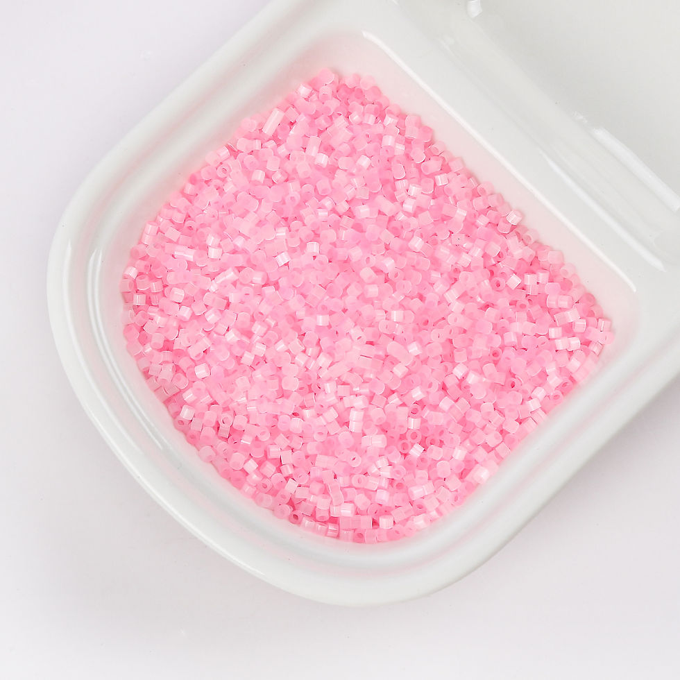 Thumbnail: 10g 2mm Multicolor Glass Seed Beads Cylinder Imitation Cat's Eyes Loose Spacer B