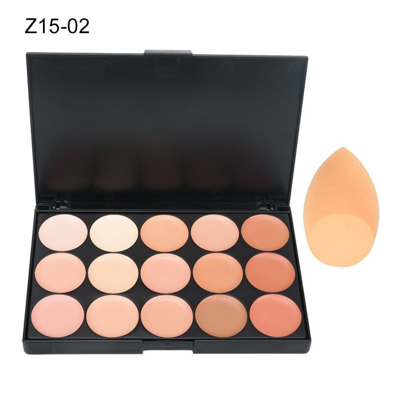 Thumbnail: 15 Colors Face Concealer Camouflage Cream Contour Palette Maquillaje Profesional