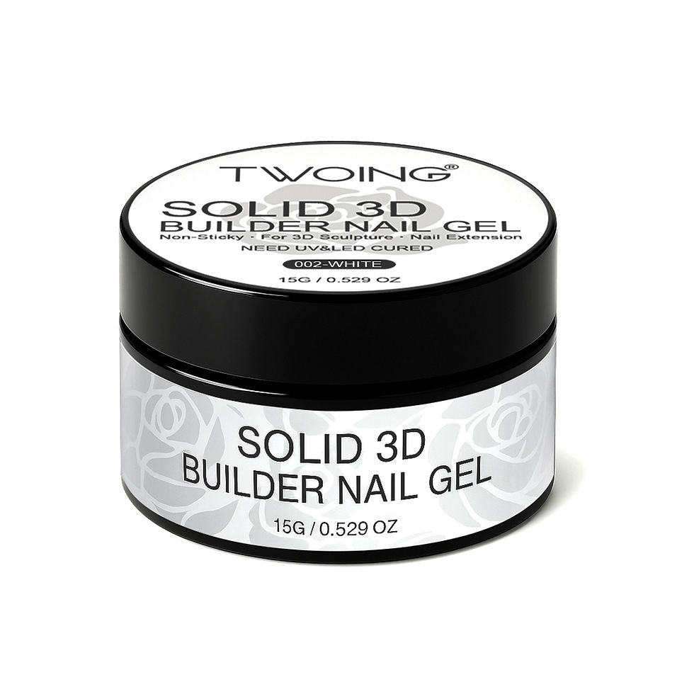 Thumbnail: 15g Clear & White Non Stick Hand Extension Gel 3D Shaping Sculpting Carvi