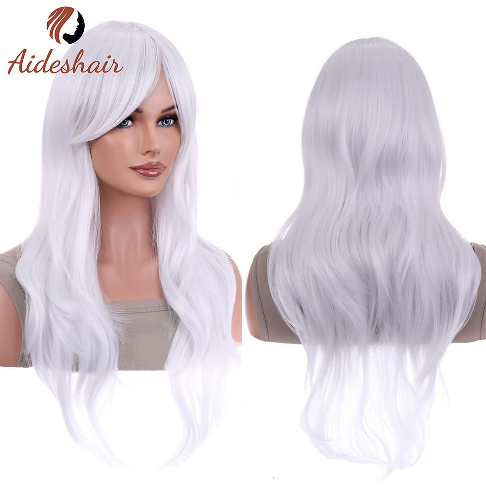 Thumbnail: Synthetic wig  Fashion Wigs 28" 70cm Long Wavy Curly Hair Heat Resista