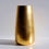 Thumbnail: GILT 12" Gold Gilded Zen Vase with a distressed finish