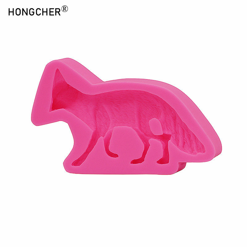 Thumbnail: Wildlife Whitetail Deer Fox Wolf Silicone Mould Refrigerator Sticker Plaster Aro