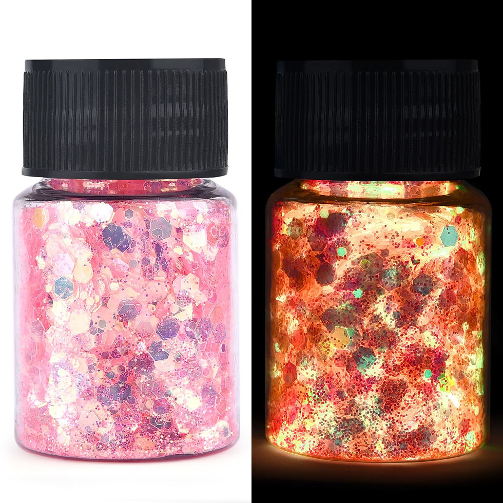 Thumbnail: Luminous Sequins Epoxy Resin Filling Pigment Glow In Dark Hexagon Shiny DIY Resi