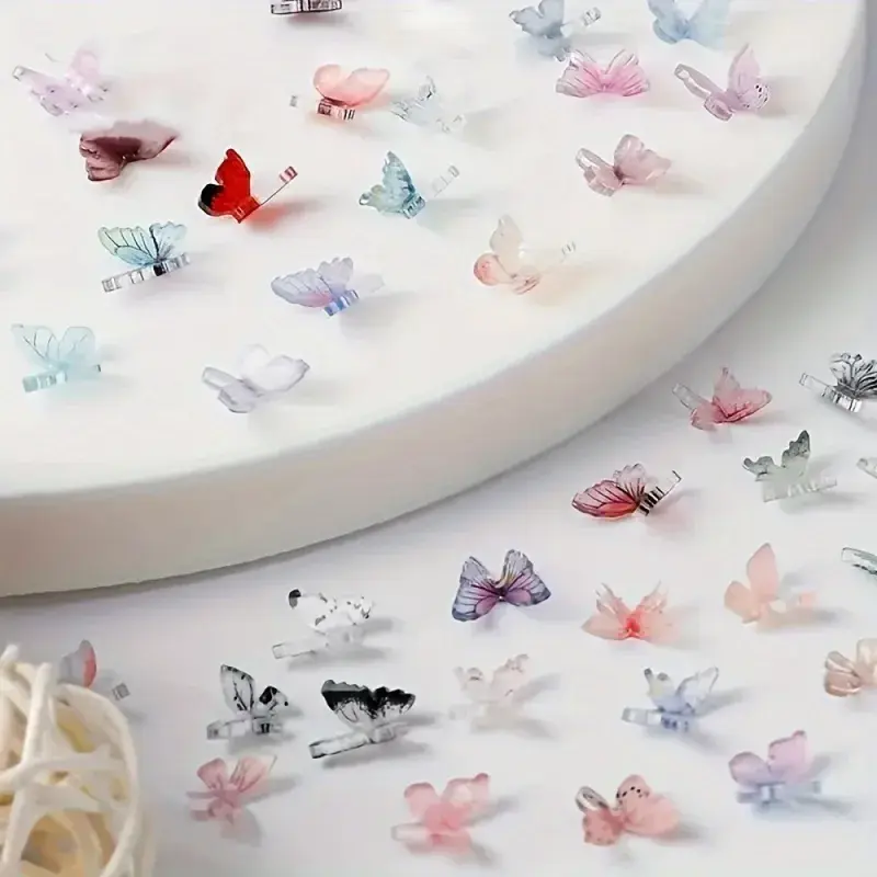 Thumbnail: 1pc DIY Butterfly Jewelry Mold - Create Unique Epoxy Resin Charms with Durable, 