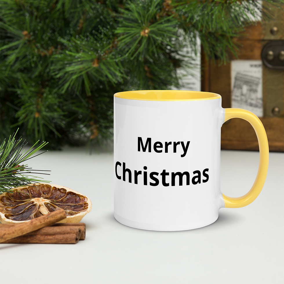 Thumbnail: Christmas Snowflake mugs - Customize with YOUR own Message and Picture
