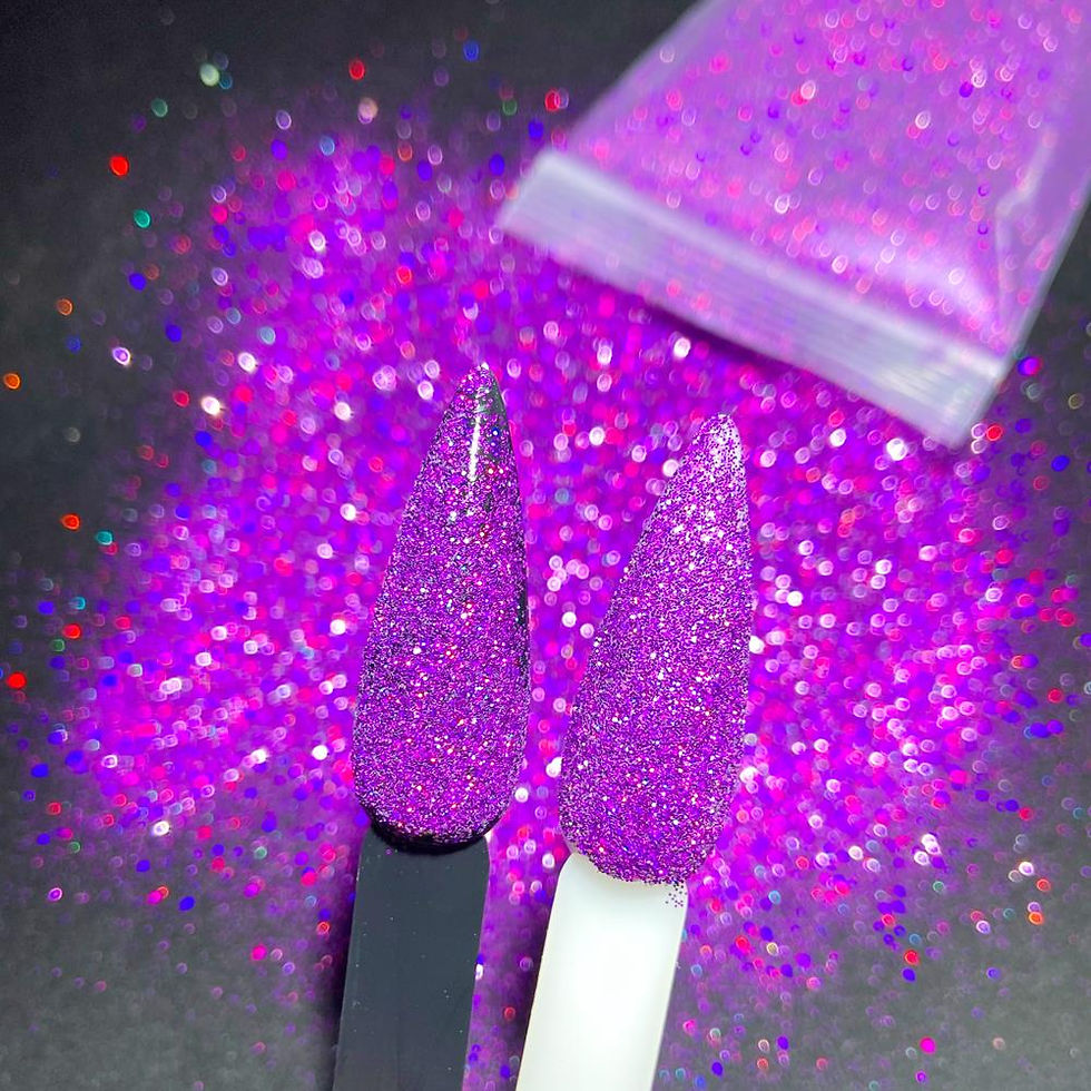 Thumbnail: 50g Silver HolographicGlitter Powder 0.2mm Laser Silver/Gold Chrome Powder Bulk 