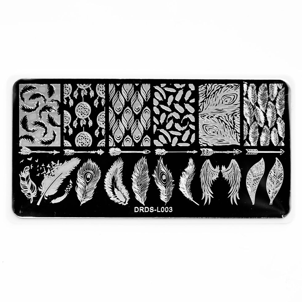 Thumbnail: 1Pc Nail Art Stamp Plate Geometric Line DIY Stamping Image Plate 6*12CM Nail Sta