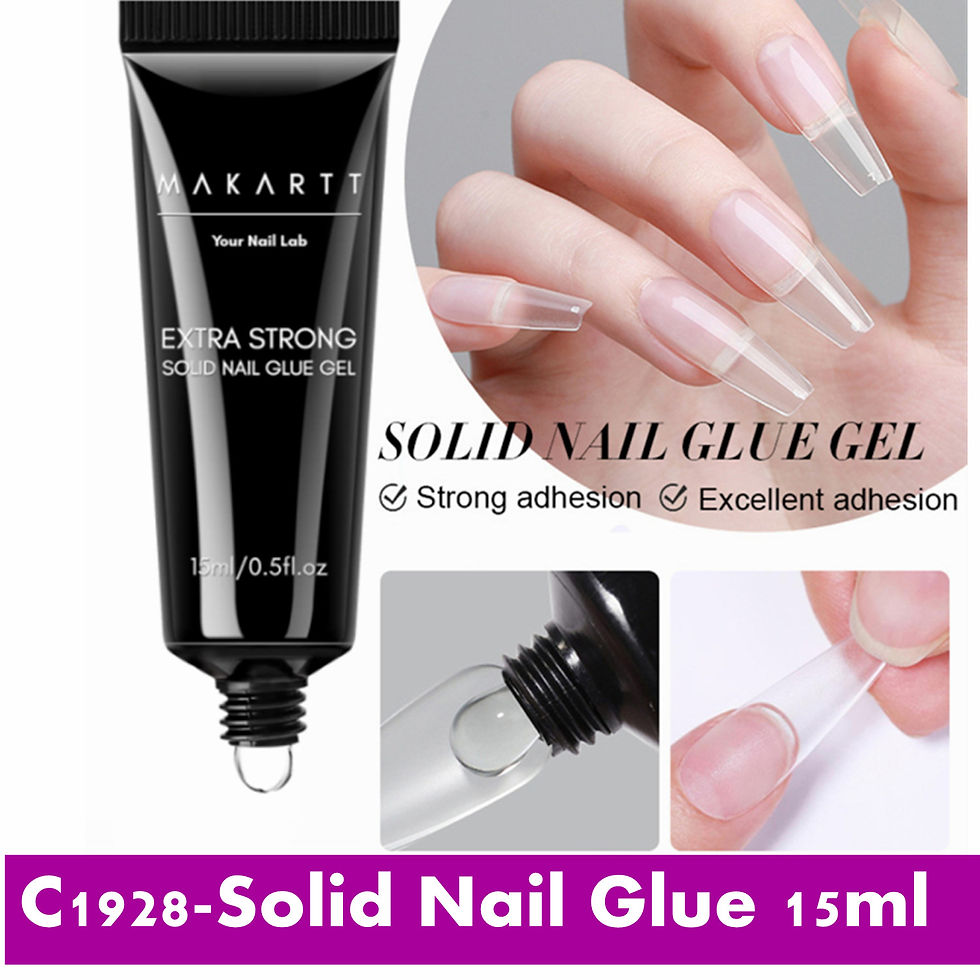 Thumbnail: Makartt Solid Nail Glue with Glue Remover Kit: Super Strong Nail Glue Gel for Pr