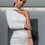 Thumbnail: Silver Sequin Party Dress