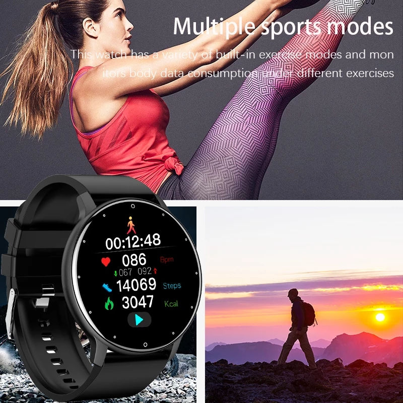 Thumbnail: LIGE 2026 Smart Watch Women Men Ladies Gift Sport Fitness Men Watches Heart Rate