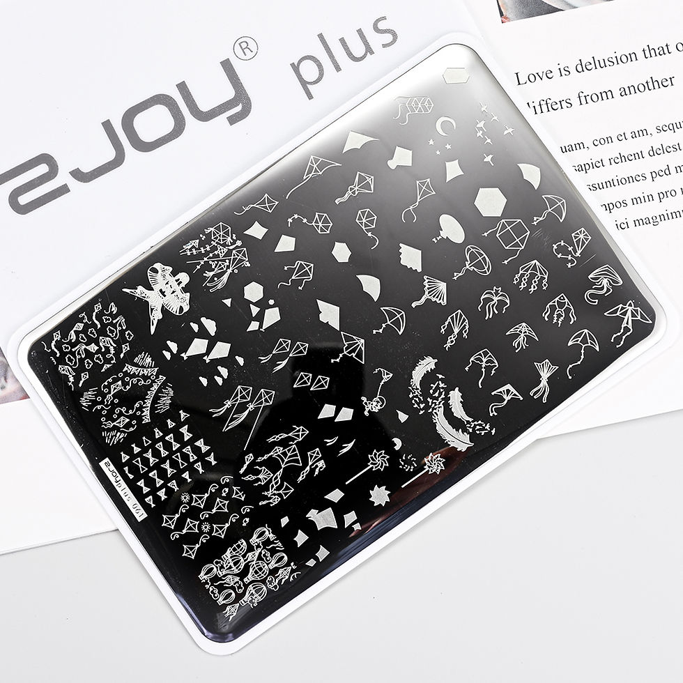 Thumbnail: 15*10cm Nail Art Templates Stamping Plate Wave Stripes Patterns Flower Animal St