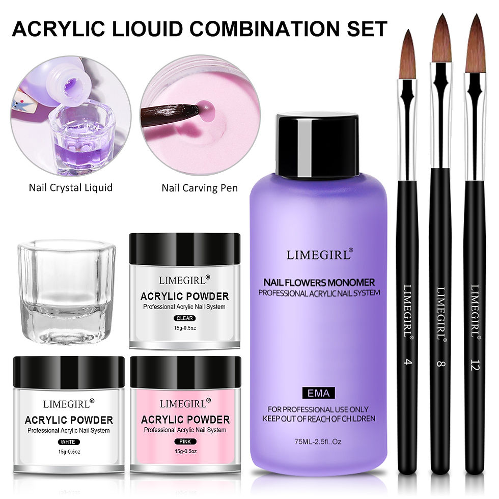 Thumbnail: Acrylic Nail Kit for Beginners Acrylic Powder and Liquid Set Professional Nails 