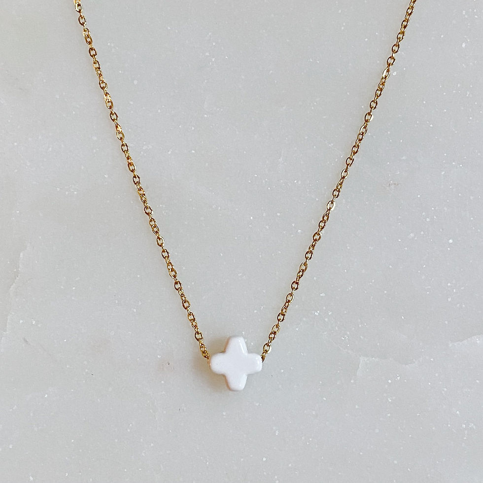 Thumbnail: So Very Blessed Cross Necklace
