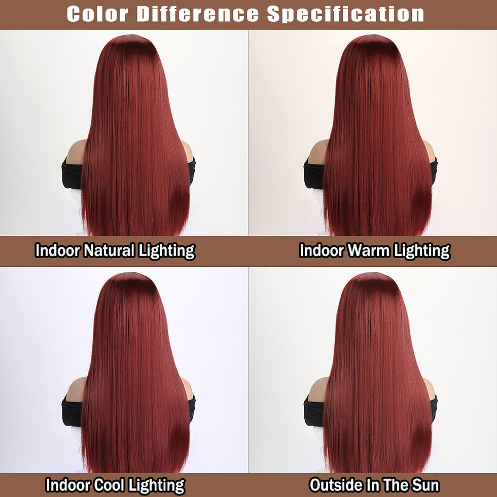 Thumbnail: 26Inch Colour Wig Long Straight Synthetic Wig for Women Fashion Wig for for Dail