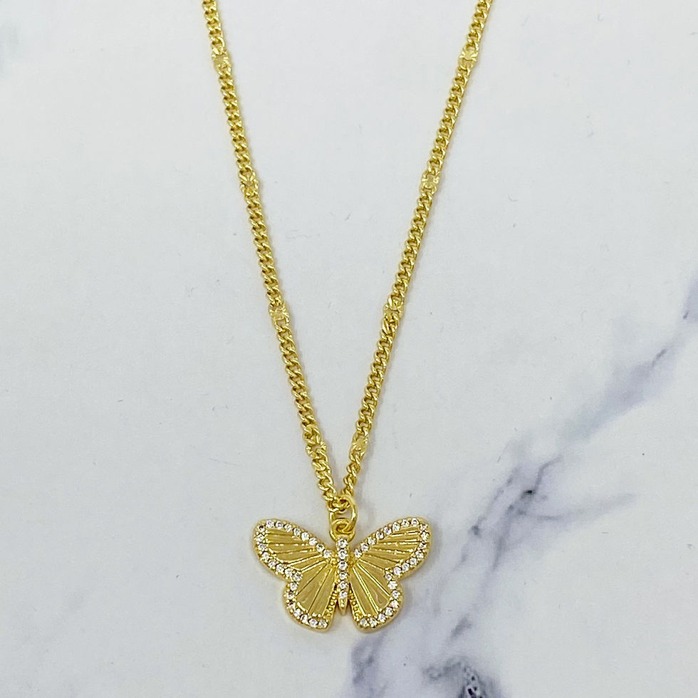 Thumbnail: Butterfly in Flight Necklace