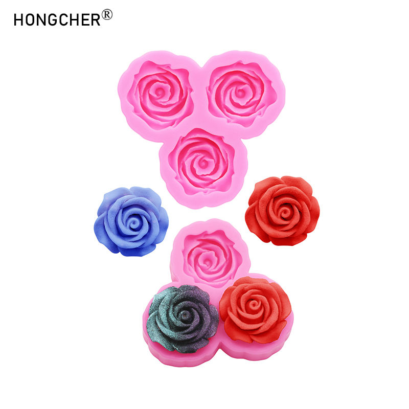 Thumbnail: Polka Dot Floral Rose Silicone Molds for Phone Cases Resin Jewelry Drip Resin Mo