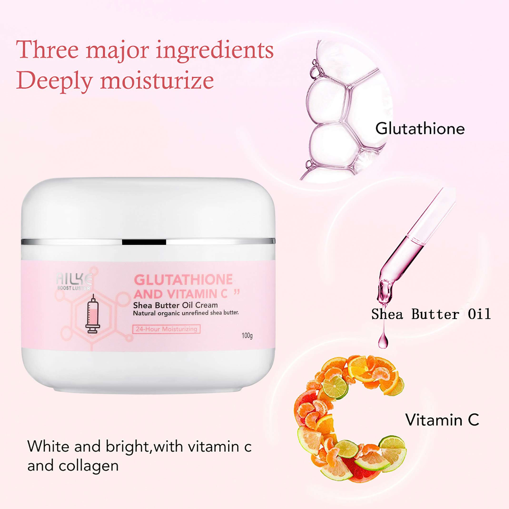 AILKE Whitening And Lightening Cream, Suitable For Face And Body , Shea Butter O