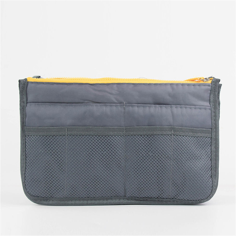 Thumbnail: Multifunctional Bi-fold Storage Bag Double Zipper Large Capacity Storage Arrange