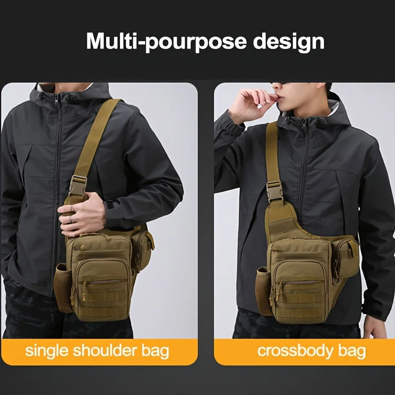 Thumbnail: Camping Climbing Bag Chest Pouch For Men Cycling Hiking Travel Outdoor Sport Tac