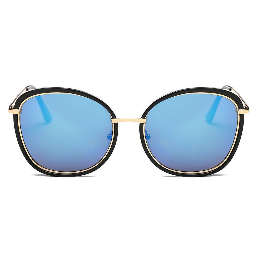 Thumbnail: BROOKVILLE | Women Round Cat Eye Oversize Sunglasses
