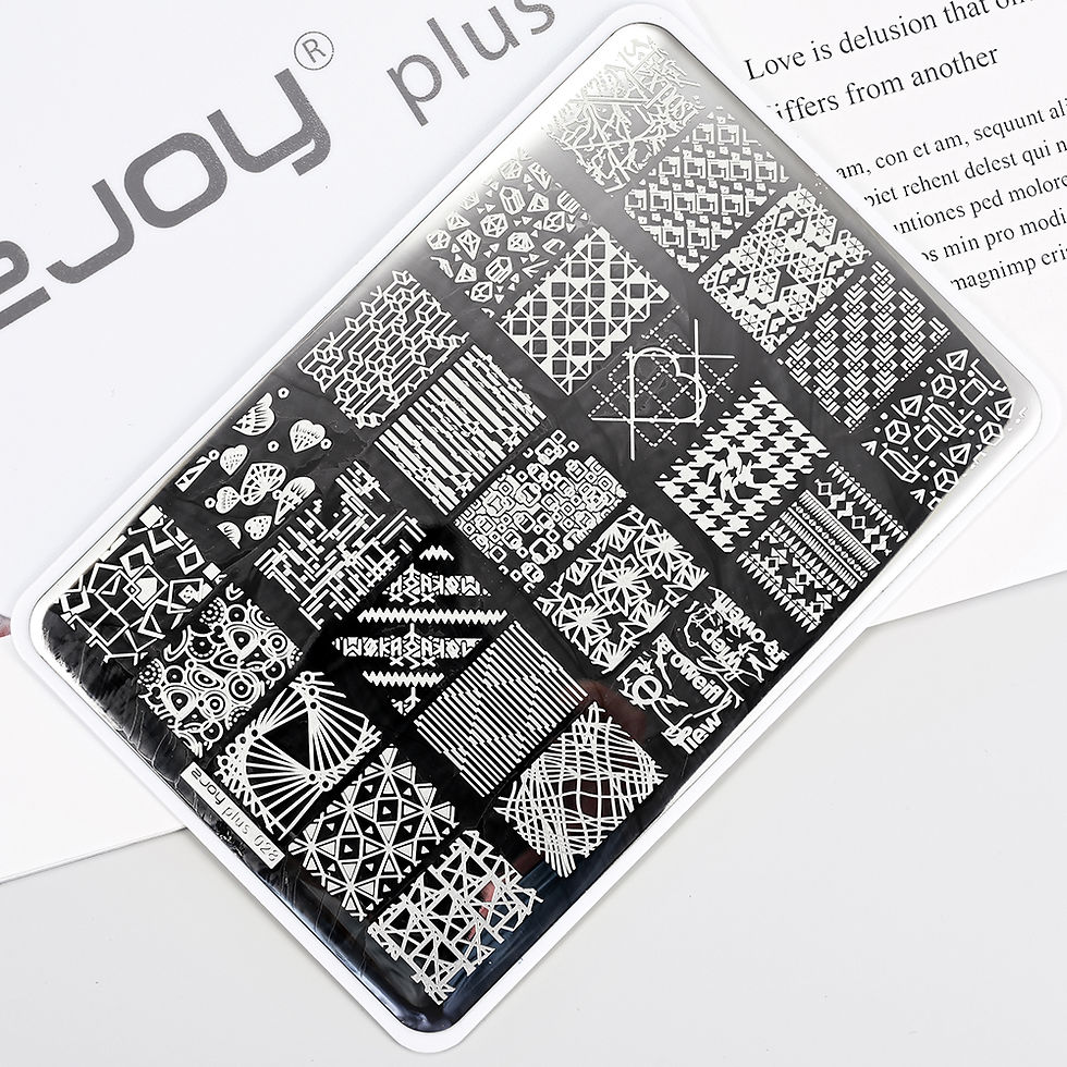 Thumbnail: 15*10cm Nail Art Templates Stamping Plate Wave Stripes Patterns Flower Animal St