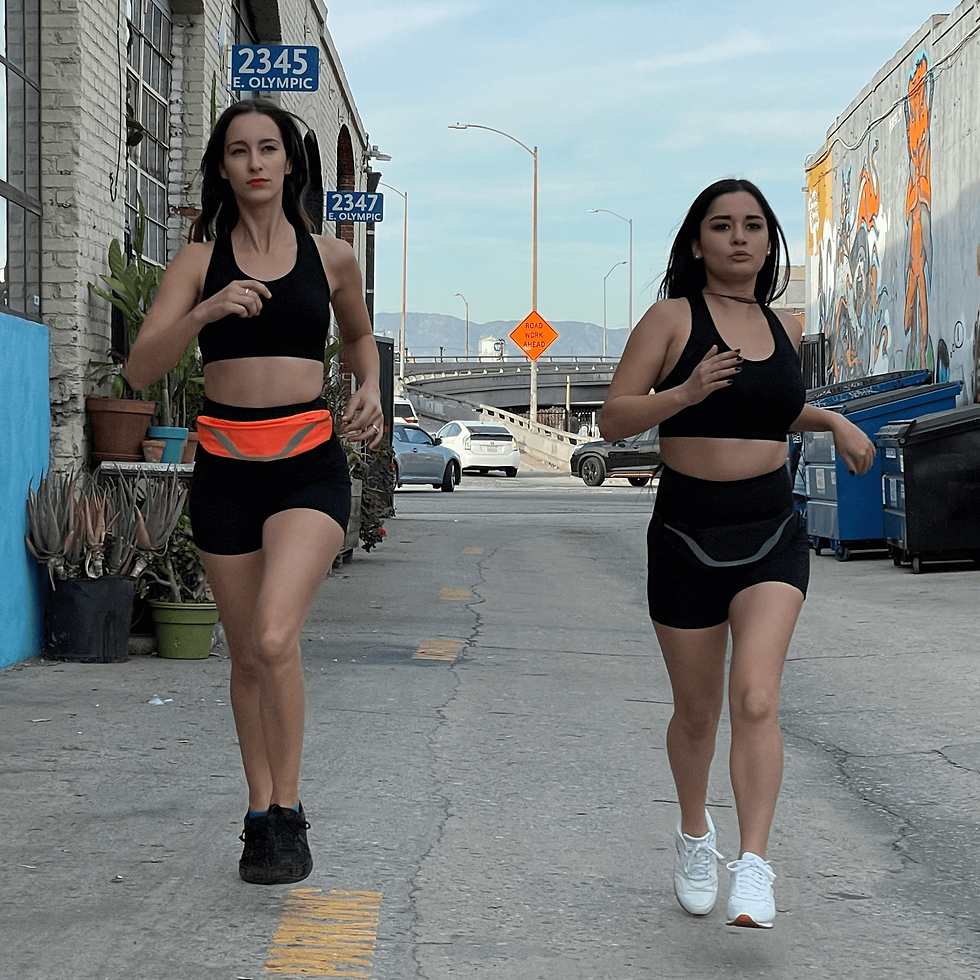 Thumbnail: Water-Resistant Sport Waist Pack Running Belt With Reflective Strip