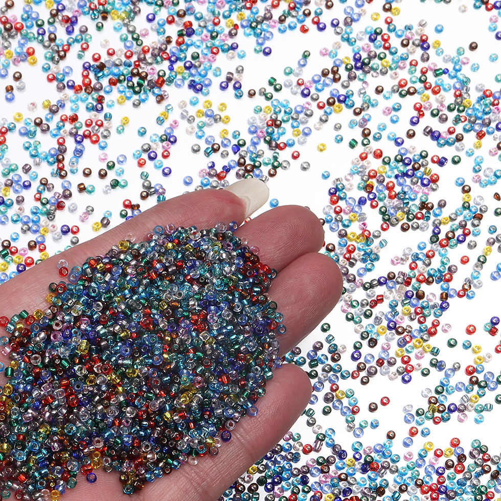 Thumbnail: 1150/5750pcs 2mm Glass Beads Seed Beads Round Loose Beads For Jewelry Making DIY