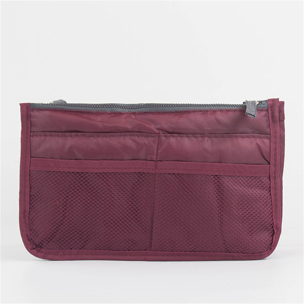 Thumbnail: Multifunctional Bi-fold Storage Bag Double Zipper Large Capacity Storage Arrange