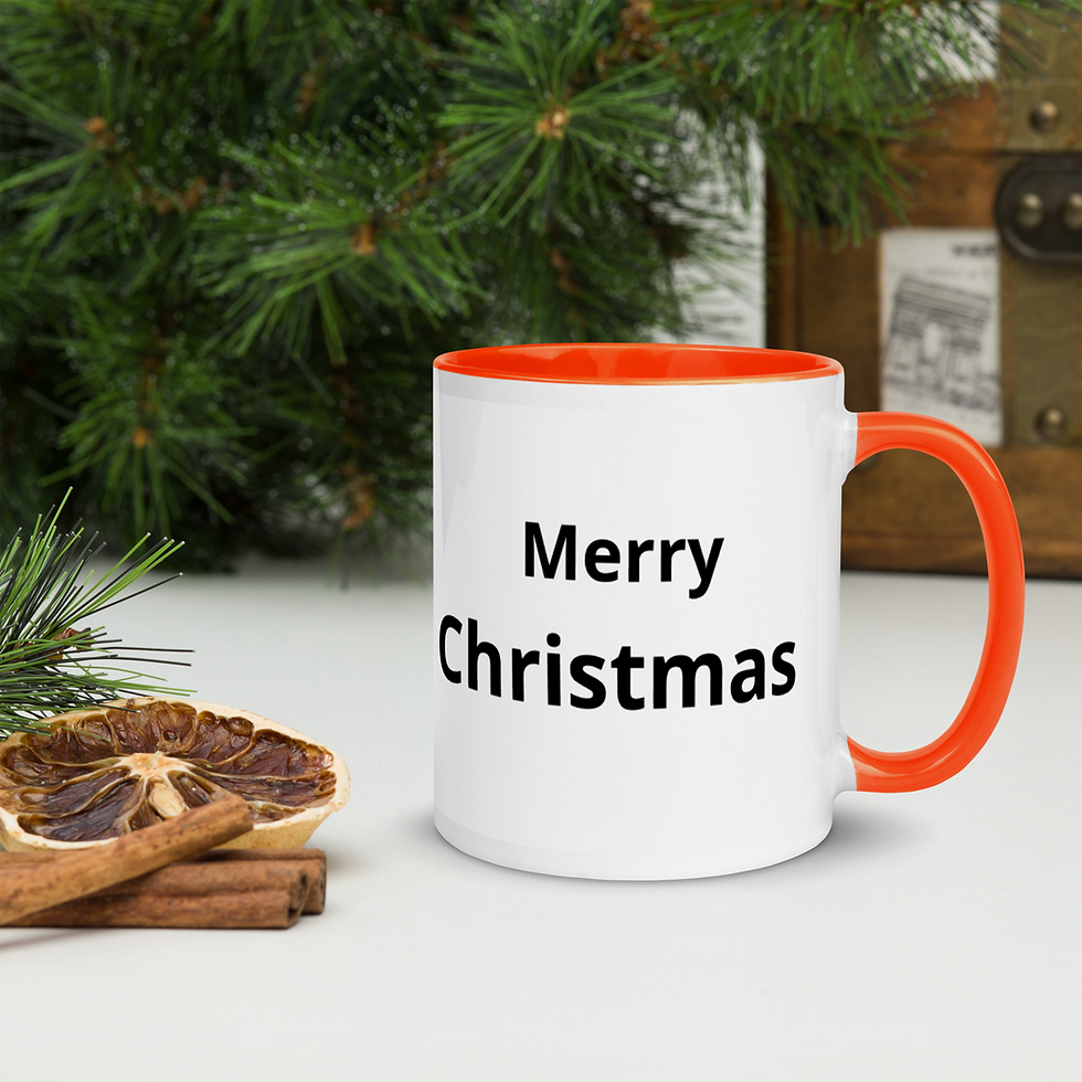 Thumbnail: Christmas Snowflake mugs - Customize with YOUR own Message and Picture