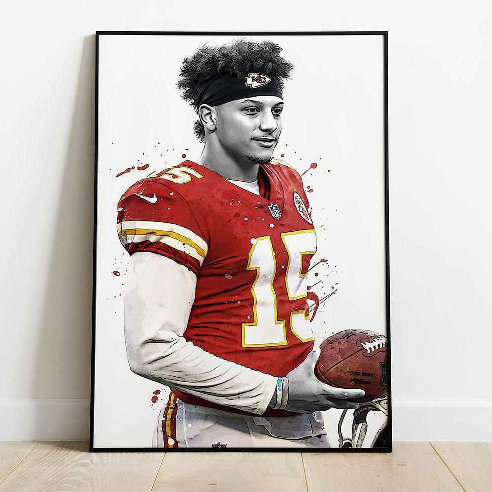 Patrick Mahomes Poster 4 sizes