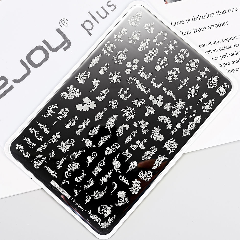Thumbnail: 15*10cm Nail Art Templates Stamping Plate Wave Stripes Patterns Flower Animal St